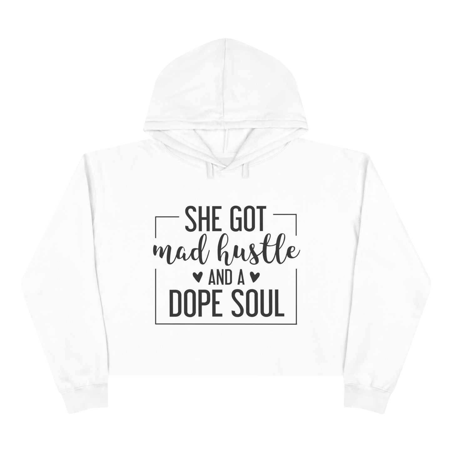 Mad Hustle Crop Hoodie