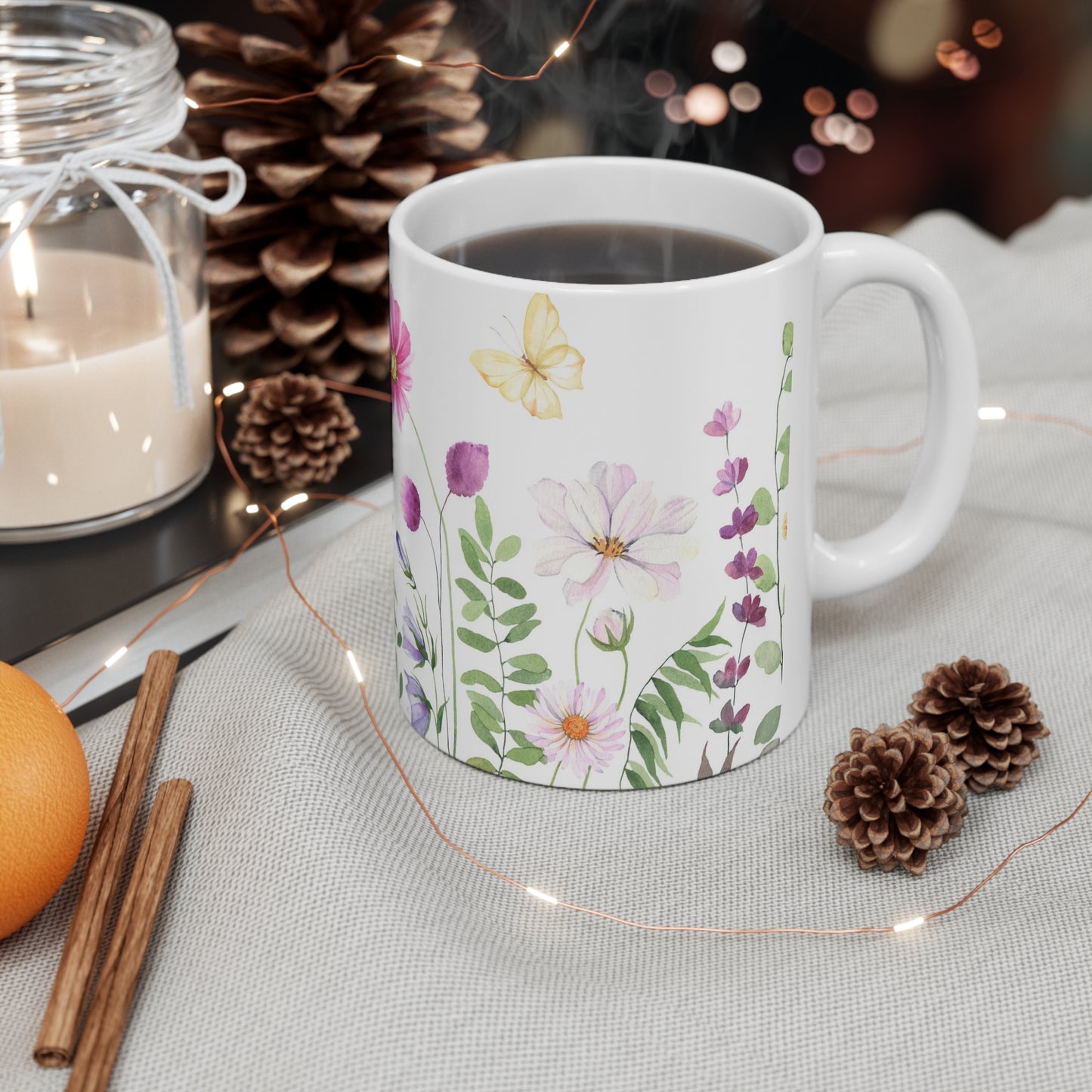 Spring Floral Mug 11oz