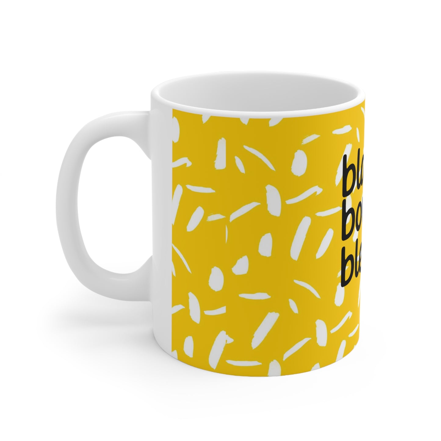 Black & Bougie Ceramic Mug 11oz