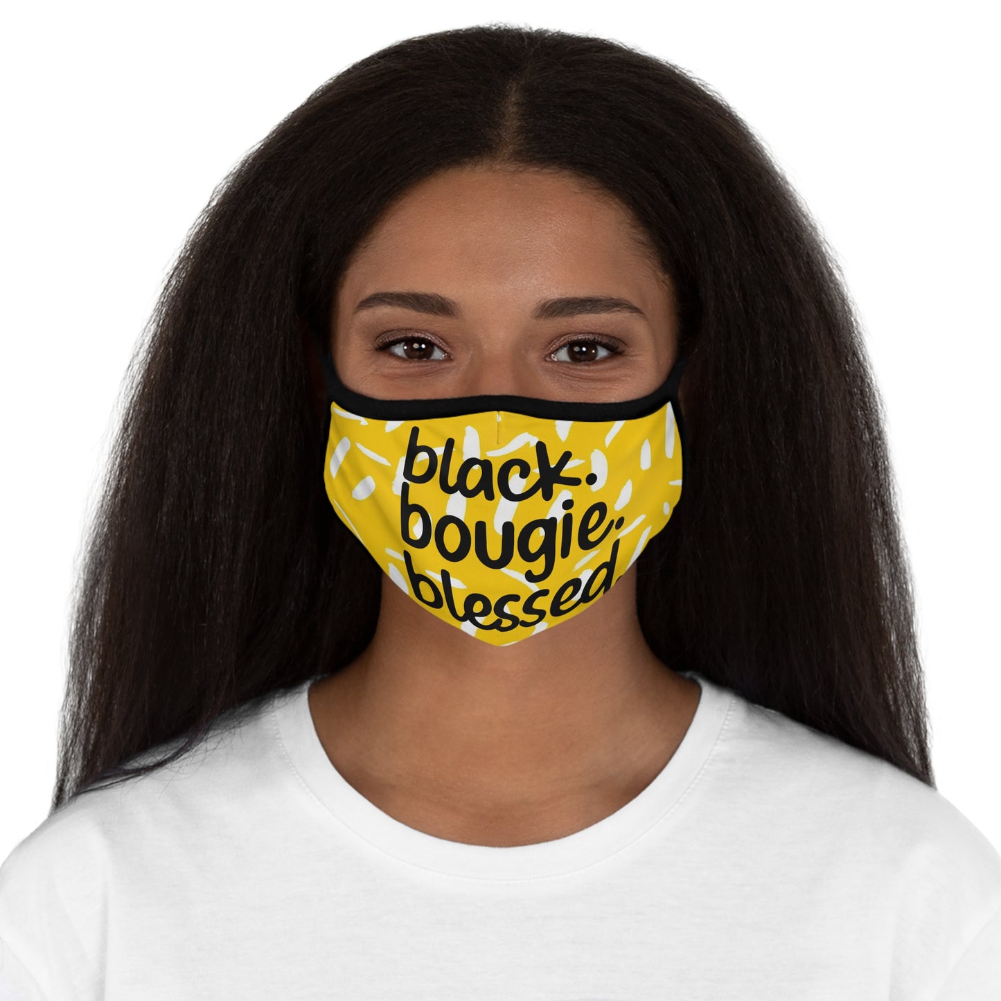 Black and Bougie Facemask