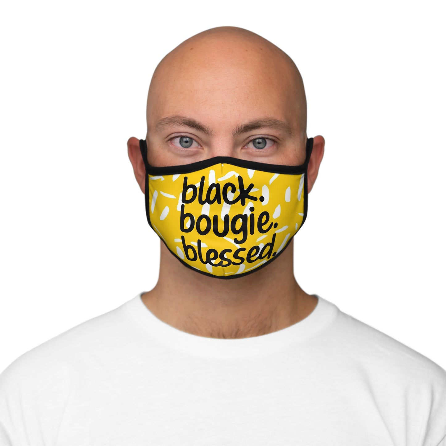 Black and Bougie Facemask