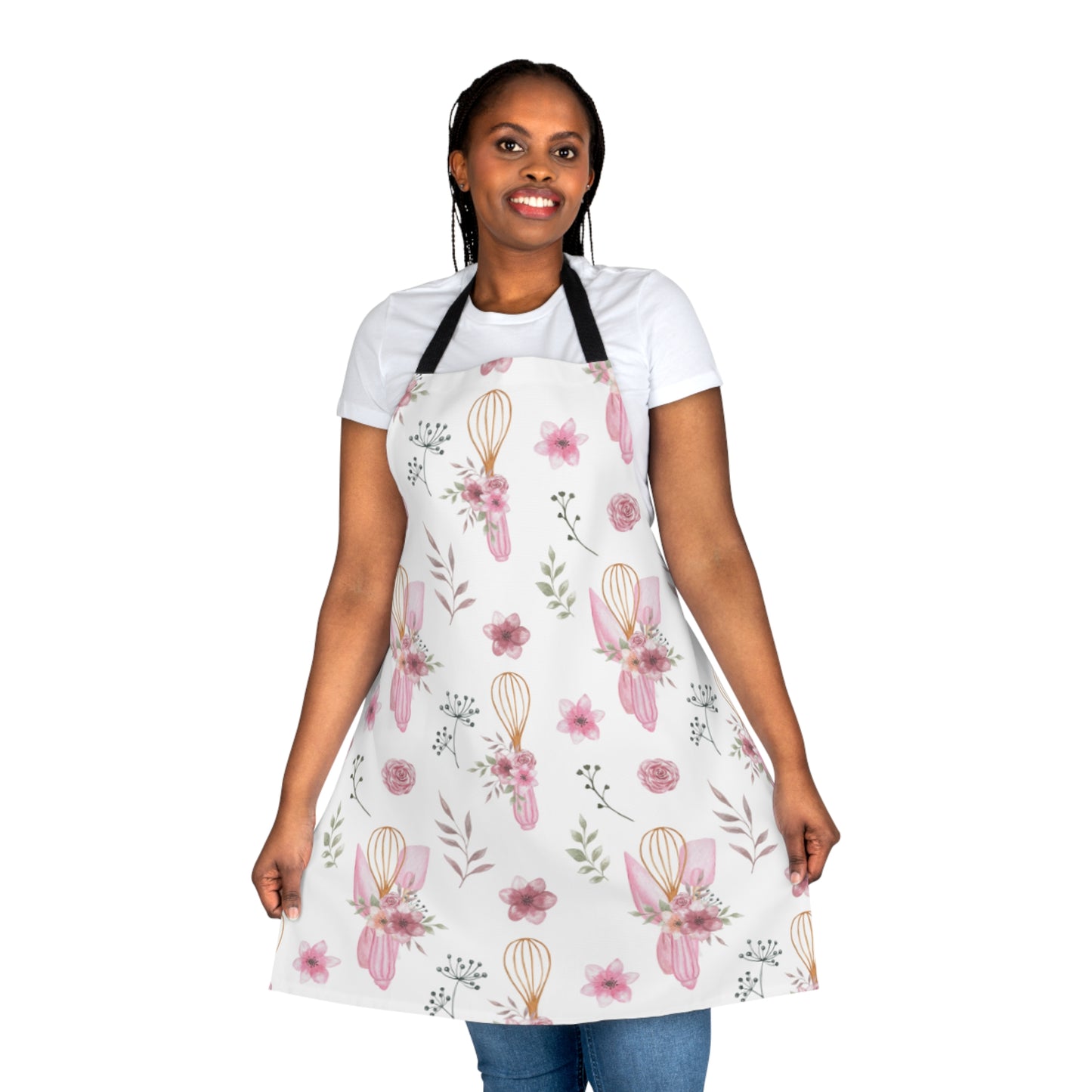 Pink Whisk Apron (AOP)