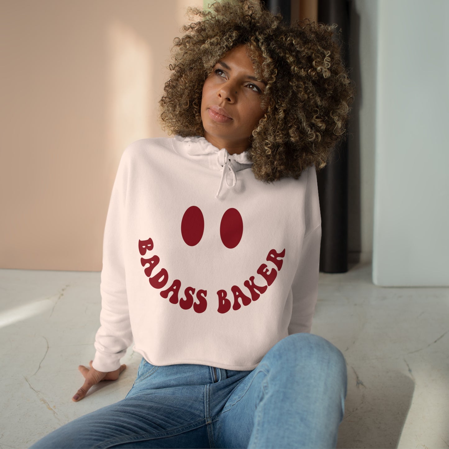 Bad Ass Baker Crop Hoodie